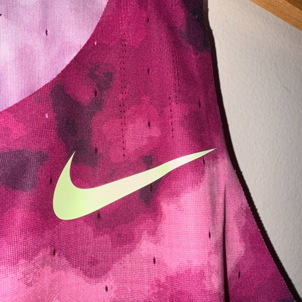 2024 Nike Pro Elite Team Distance Singlet Made In USA Size Medium Purple NEW - Picture 7 of 12